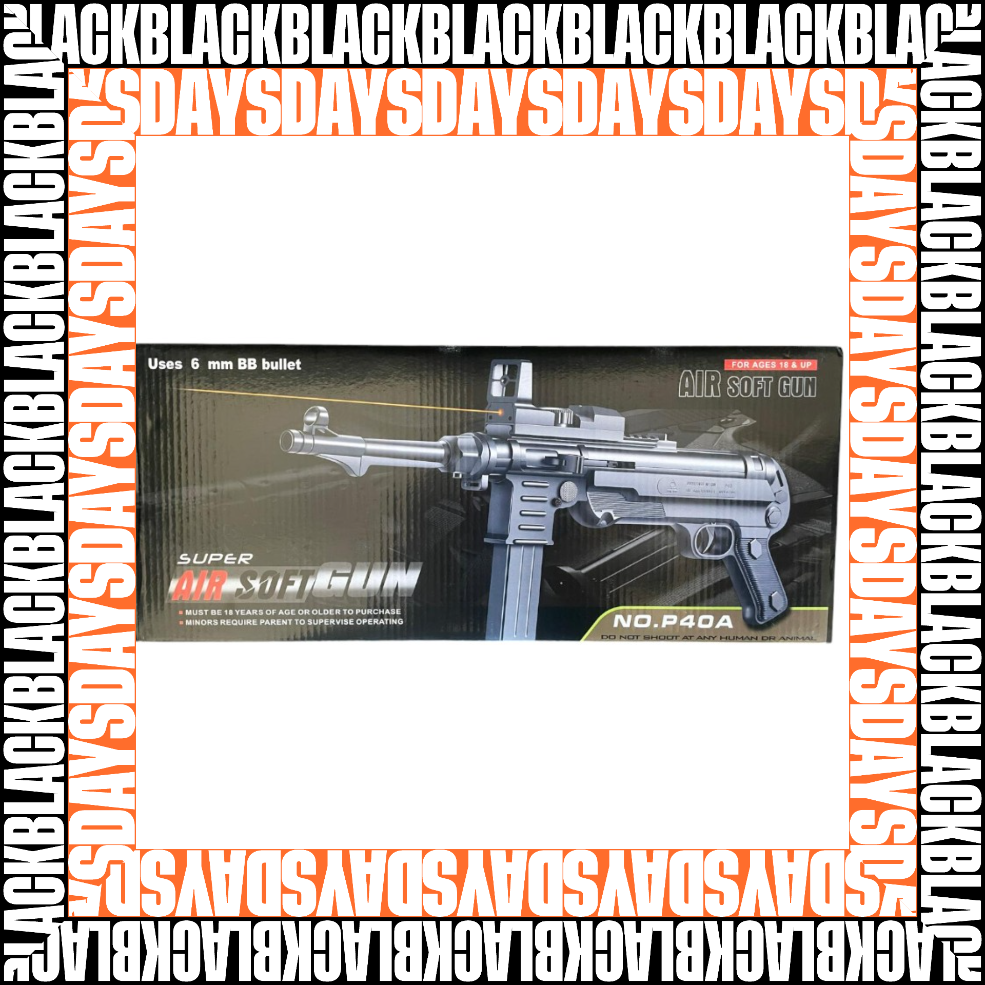 Pistola Air Soft Gun P40